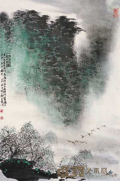 郑百重 一路功名图 立轴 67×45cm